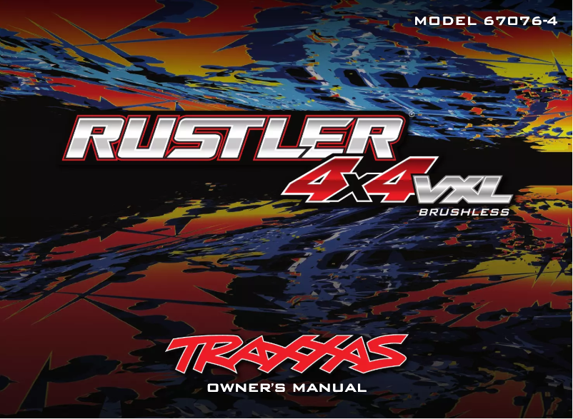 Imagen de la primera página del manual del dispositivo Rustler 4X4 VXL