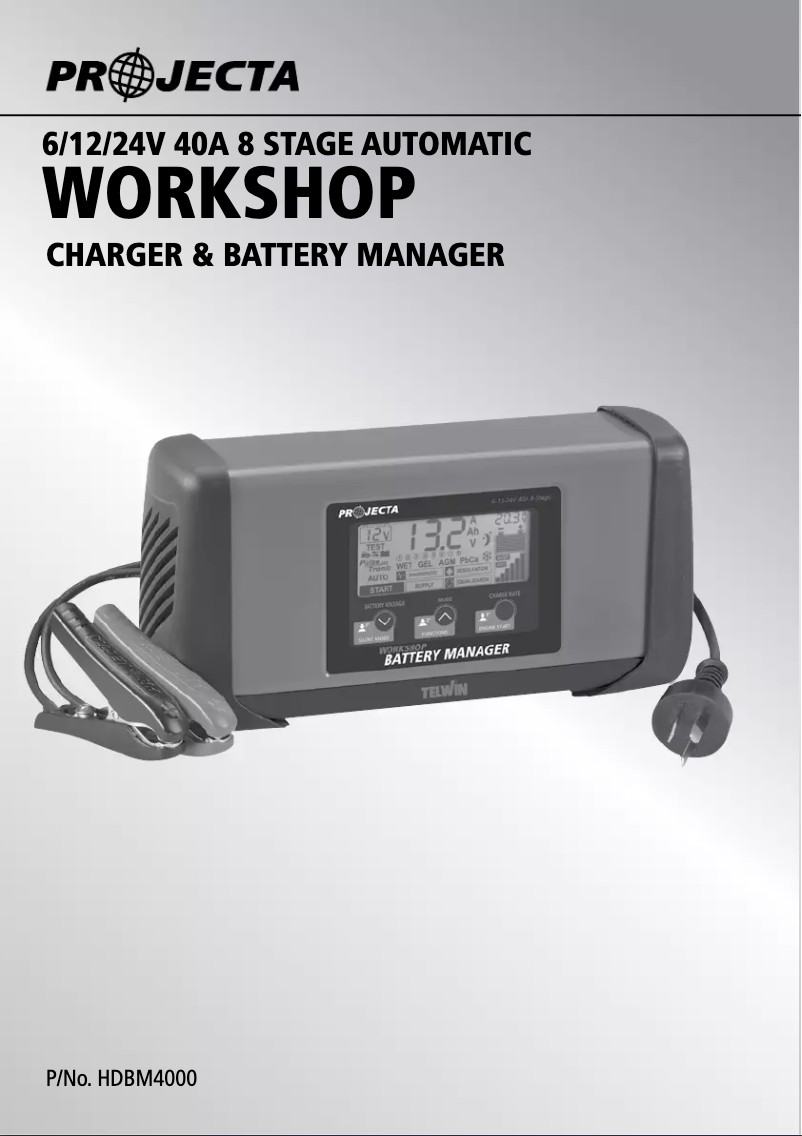 Imagen de la primera página del manual del dispositivo HDBM4000