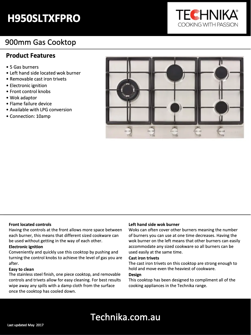 Imagen de la primera página del manual del dispositivo H950SLTXFPRO