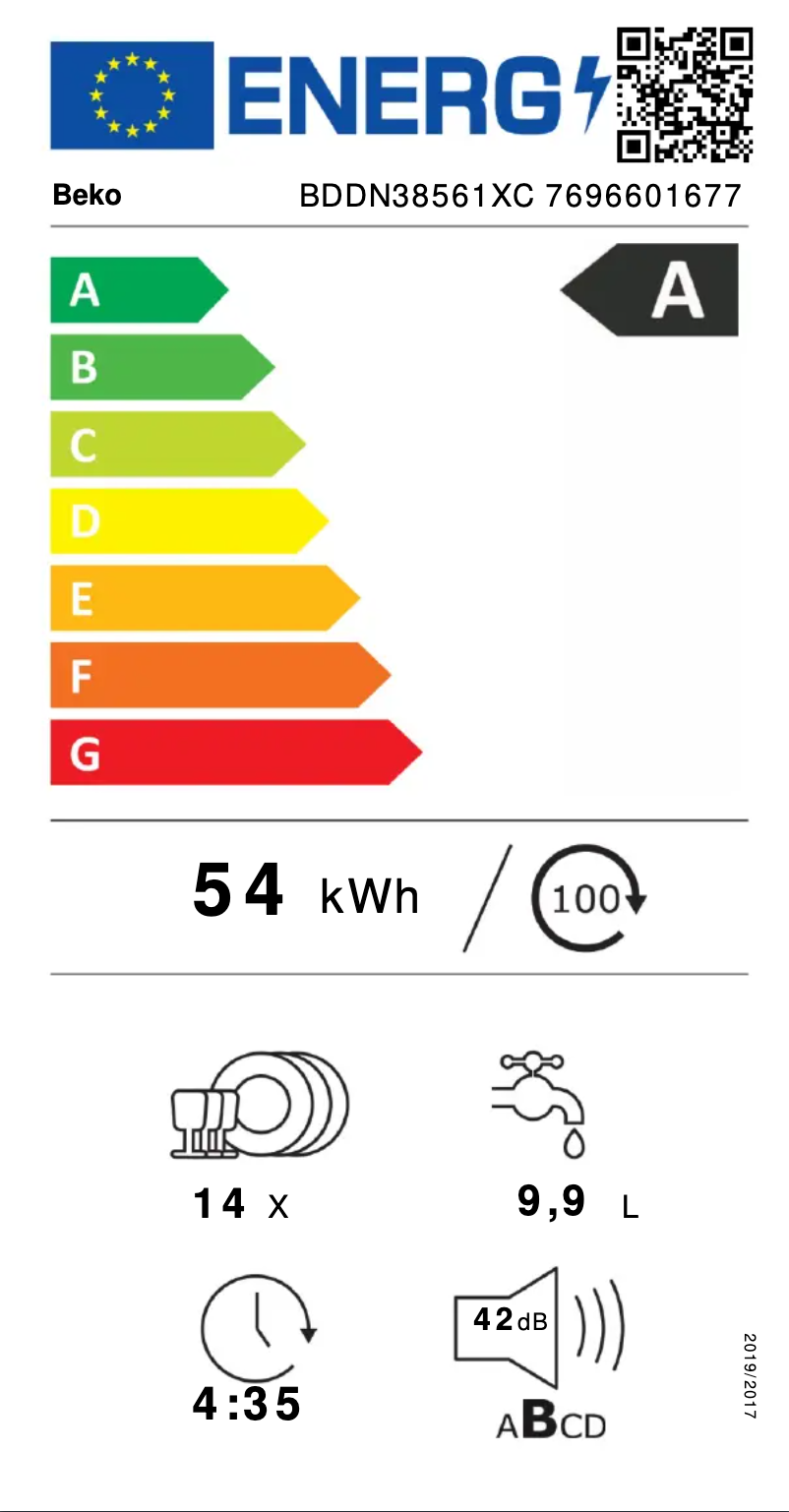 Imagen de la primera página del manual del dispositivo BDDN38561XC