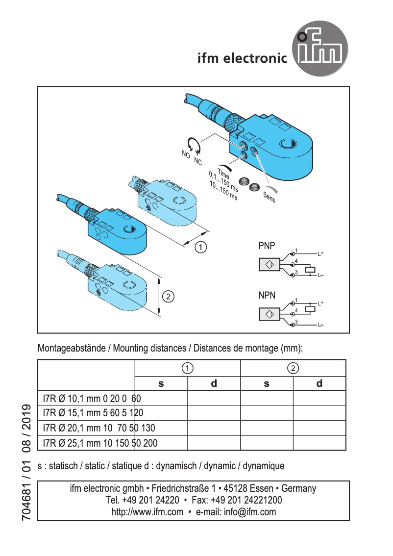 Página 1 del manual Manual de usuario IFM I7R211