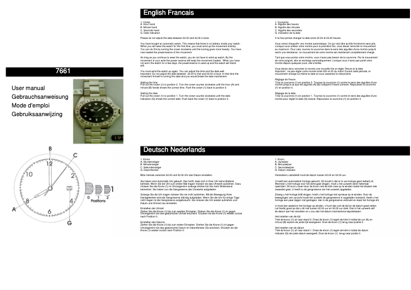 Página 1 del manual Manual de usuario Davis 7661