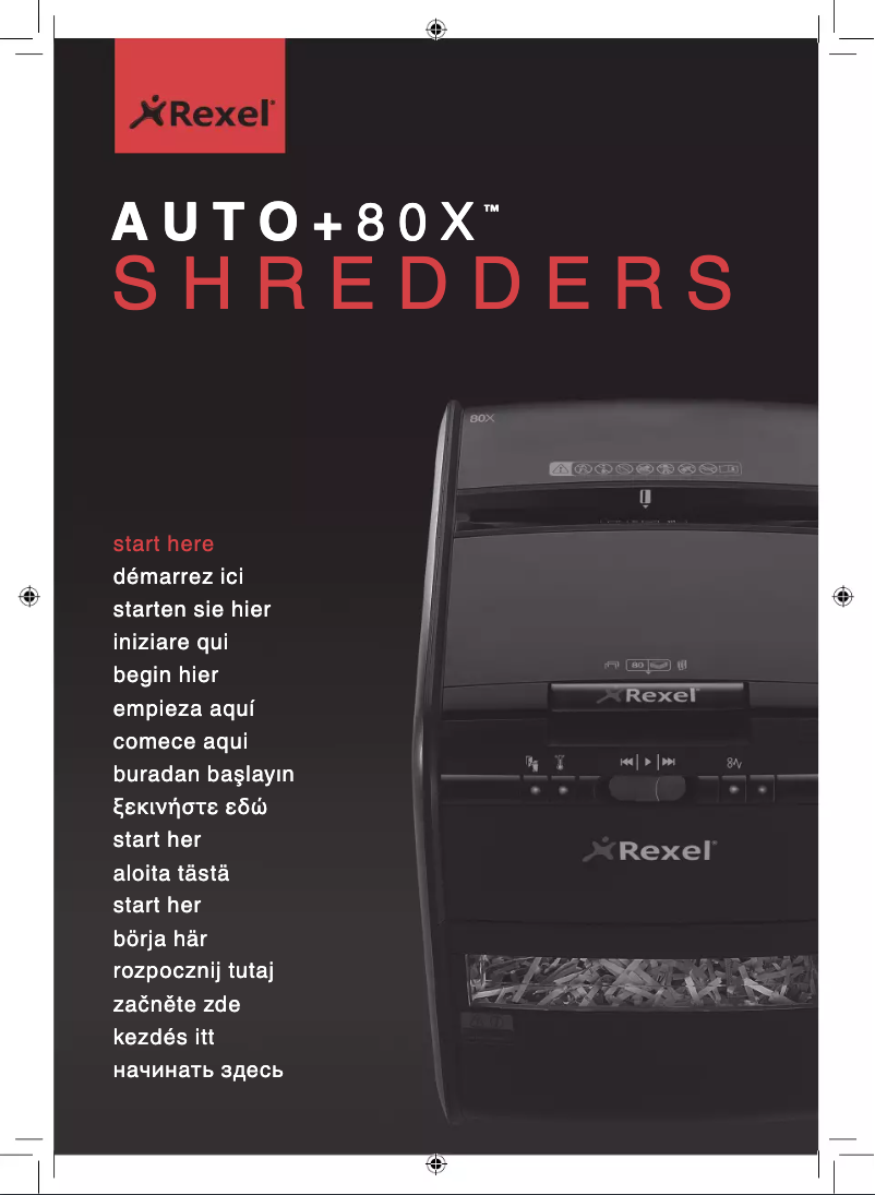 Página nº 1 - Manual de usuario Rexel Auto+ 250X