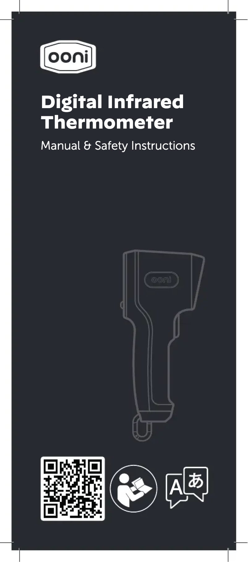 Página 1 del manual Manual de usuario Ooni Digital Infrared Thermometer