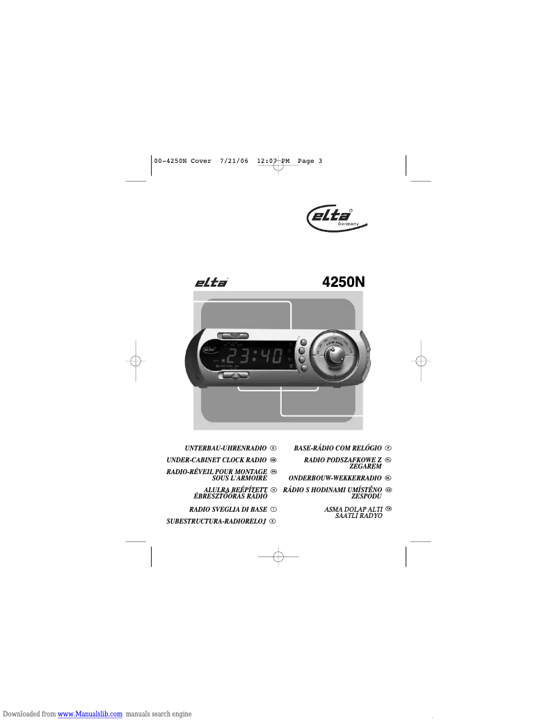 Imagen de la primera página del manual del dispositivo 4250N