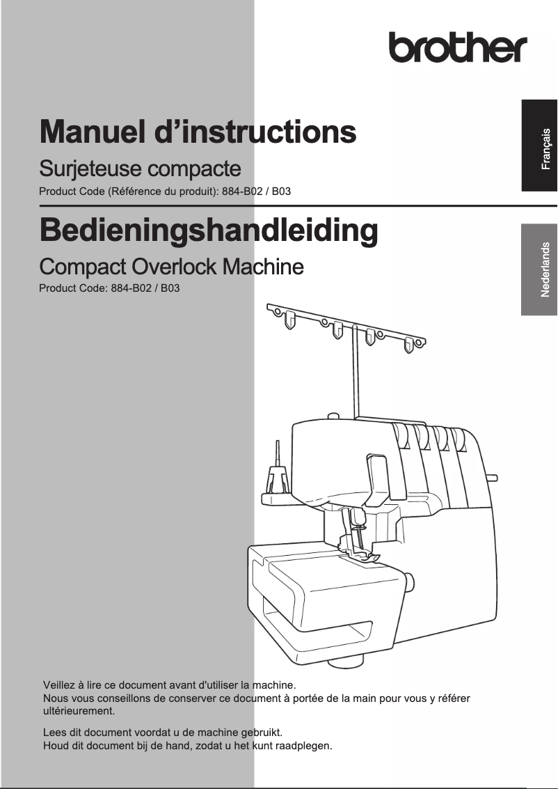 Página 1 del manual Manual de usuario Brother 1334D