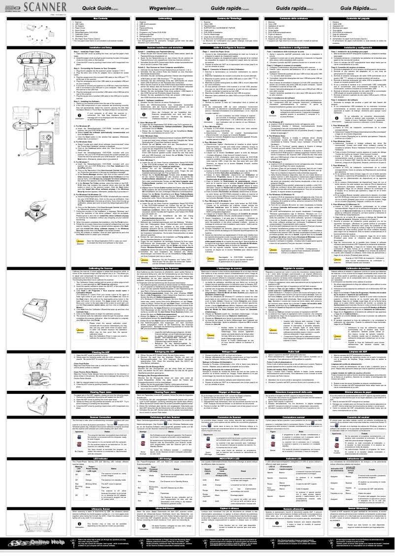 Página 1 del manual Manual de usuario Plustek SmartOffice PS456U Plus