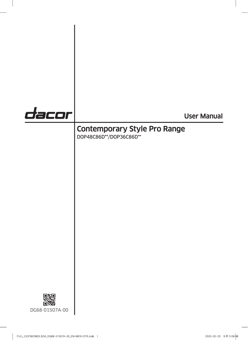 Imagen de la primera página del manual del dispositivo DOP48C86DLM