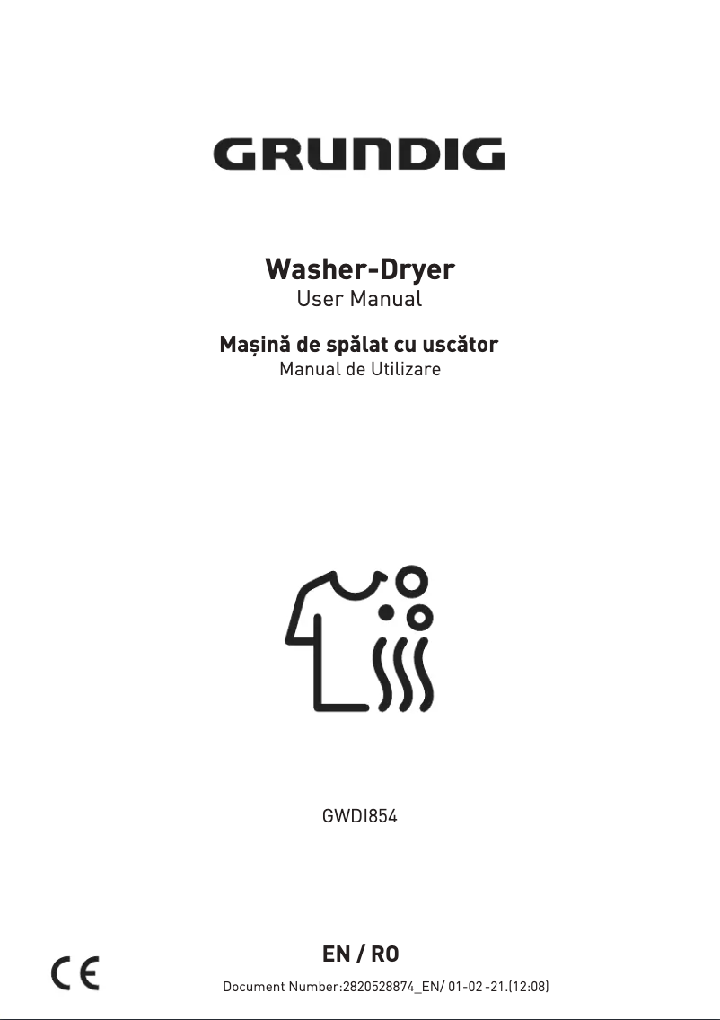 Imagen de la primera página del manual del dispositivo GWDI 854