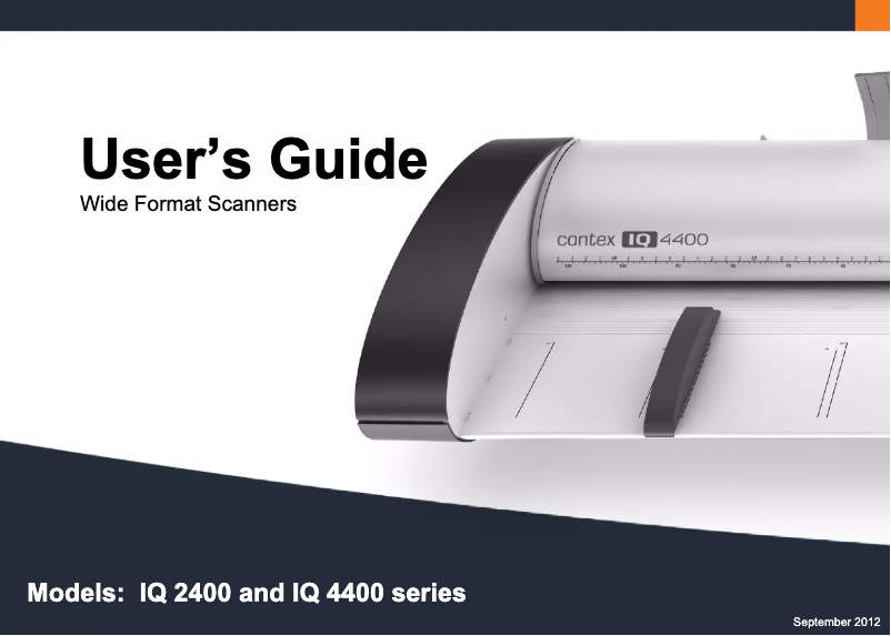 Página nº 1 - Manual de usuario Contex IQ Quattro 4420