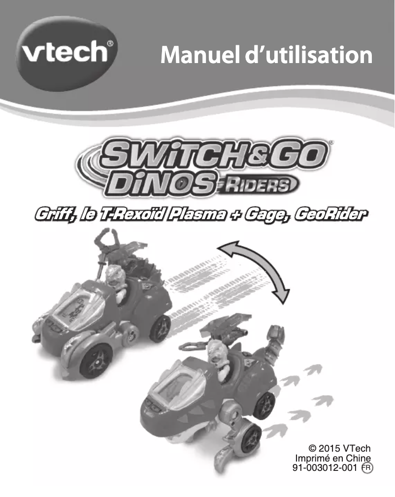 Página 1 del manual Manual de usuario Vtech T Rexoïd Plasma