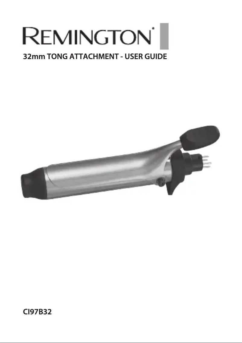 Página nº 1 - Manual de usuario Remington CI97B32