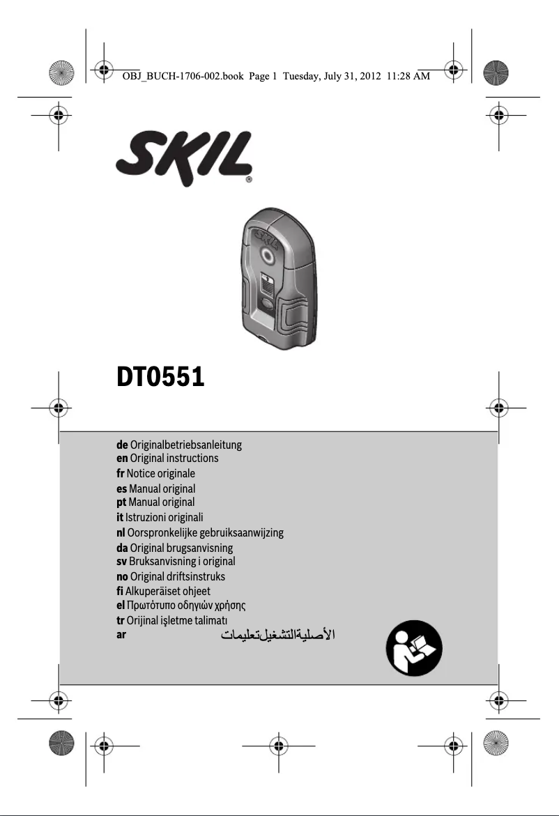 Página 1 del manual Manual de usuario Skil DT0551 AB