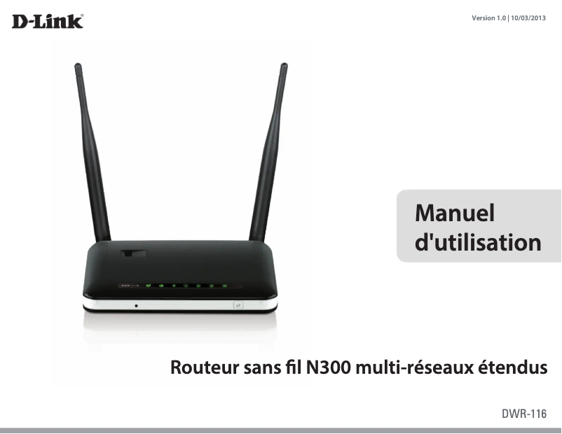 Página 1 del manual Manual de usuario D-Link DWR-116