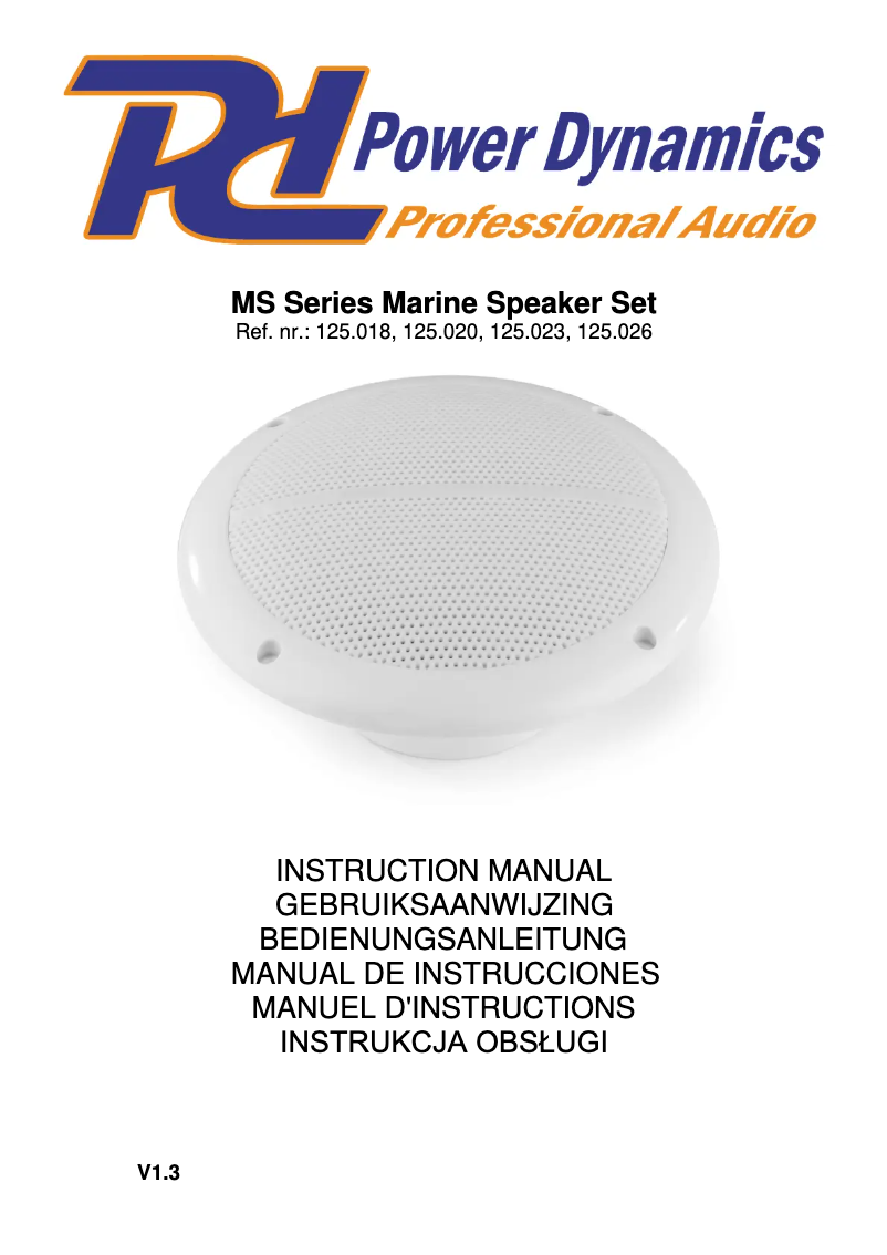 Imagen de la primera página del manual del dispositivo MS40