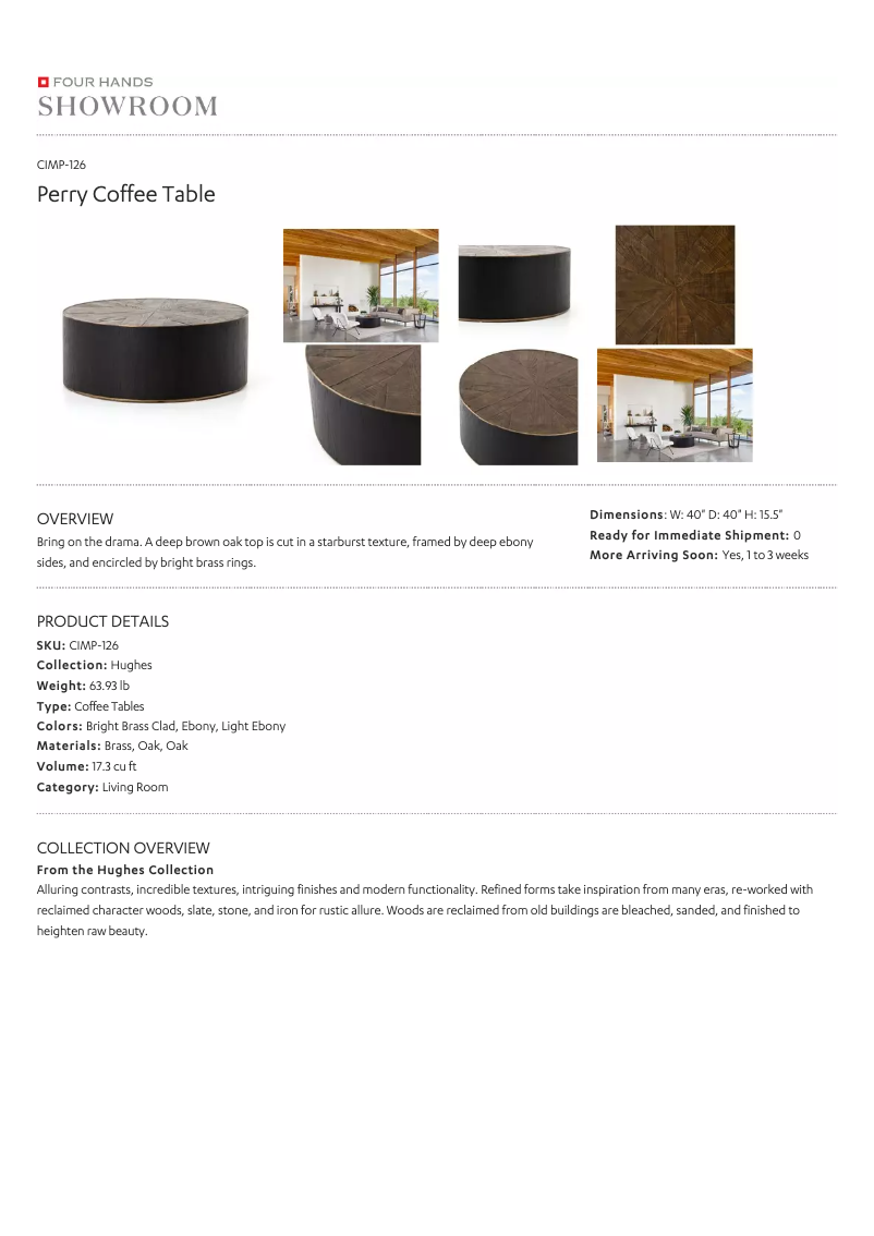 Página 1 del manual Manual de usuario Four Hands CIMP-126