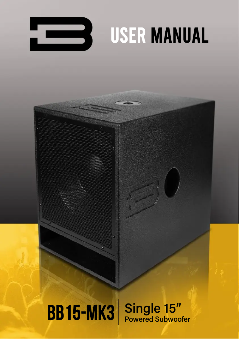 Página nº 1 - Manual de usuario BASSBOSS BB15-MK3