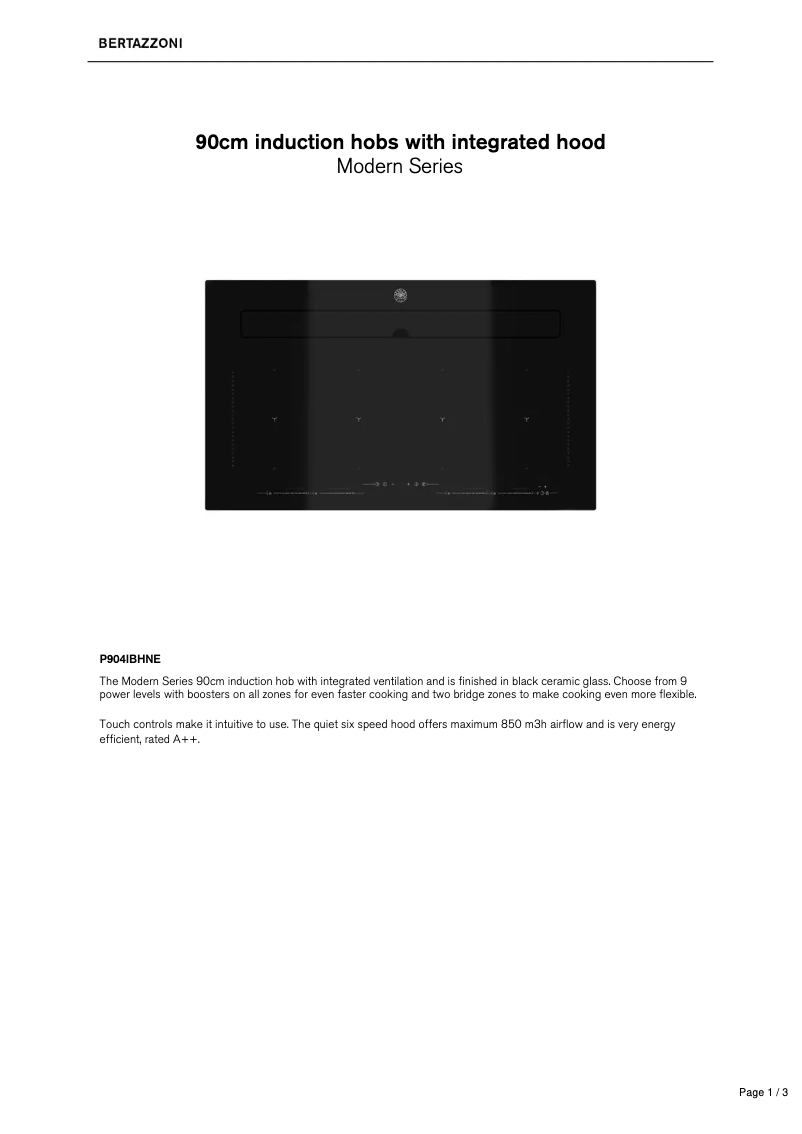 Imagen de la primera página del manual del dispositivo P904IBHNE