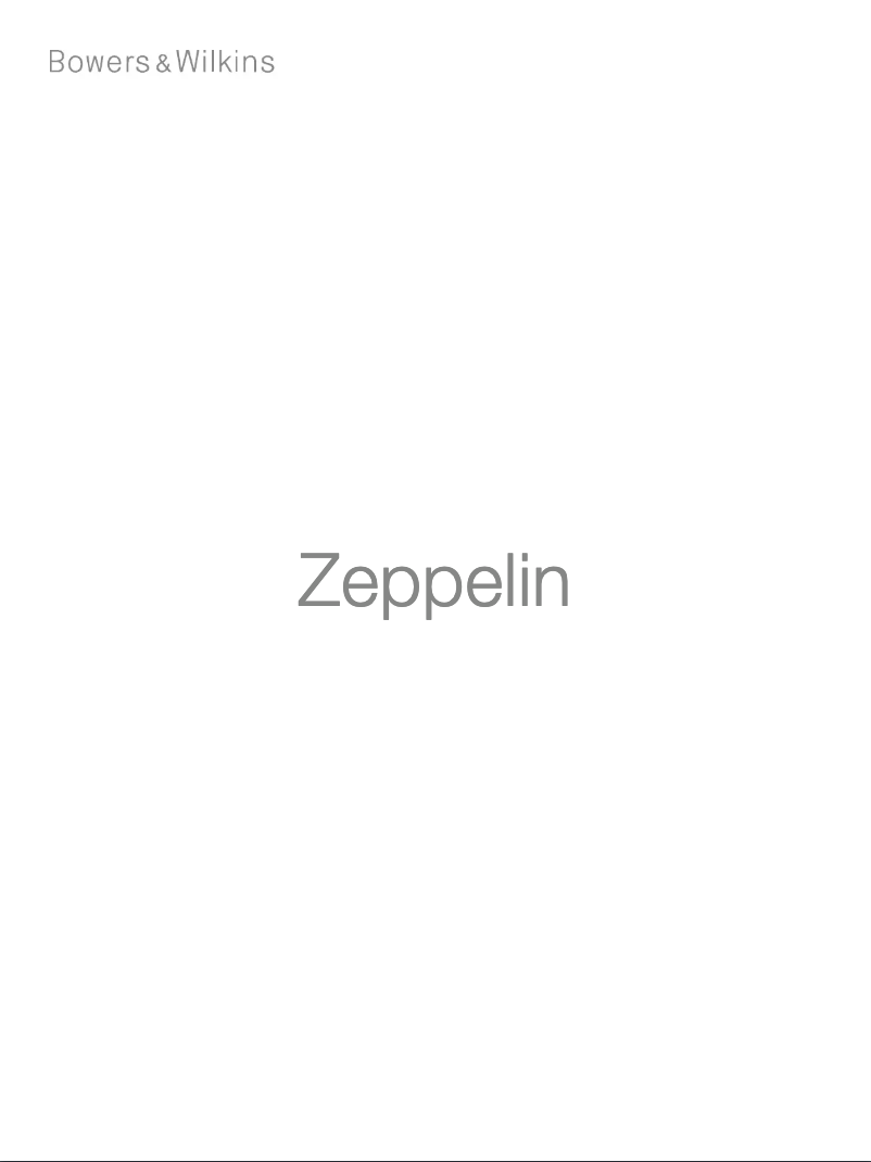 Página 1 del manual Guía de inicio rápido Bowers & Wilkins Zeppelin