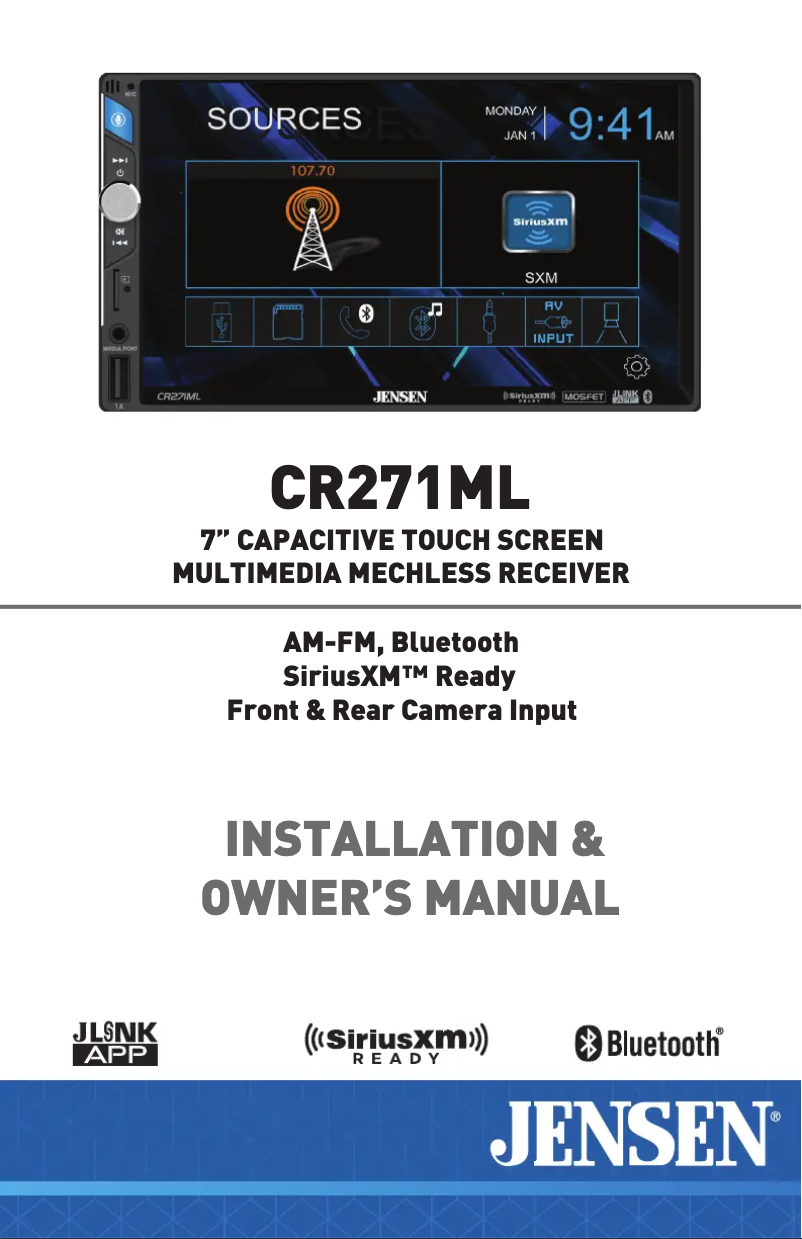 Imagen de la primera página del manual del dispositivo CR271ML