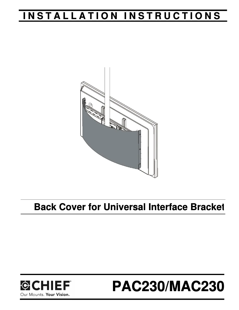 Imagen de la primera página del manual del dispositivo MAC230B