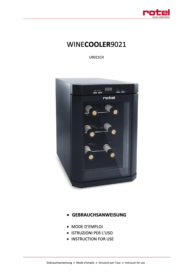 Imagen de la primera página del manual del dispositivo U 90.2CH1