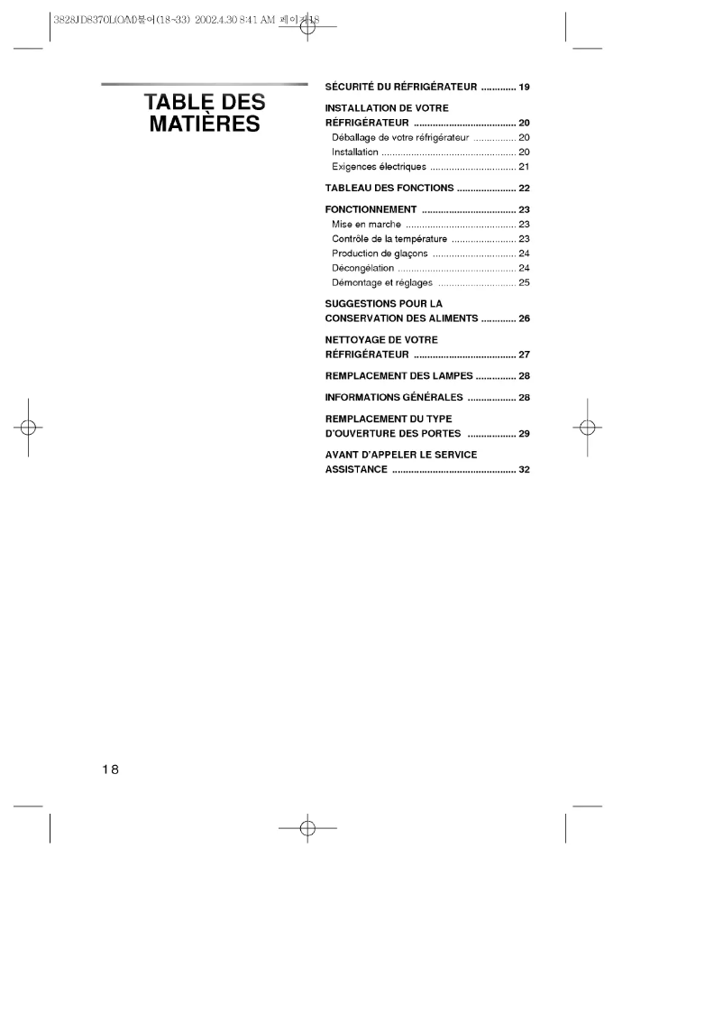 Página 1 del manual Manual de usuario LG GR-626RW