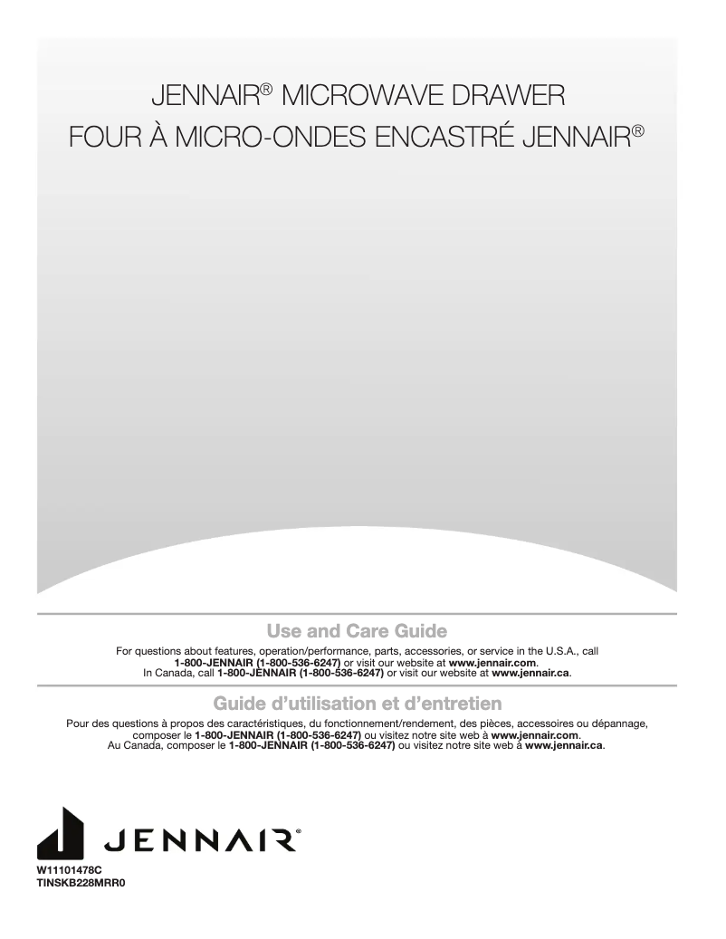 Página 1 del manual Manual de usuario JennAir JMDFS24GS