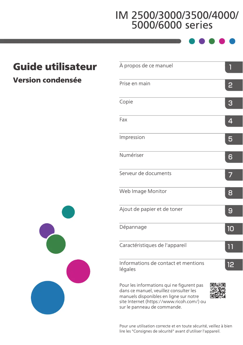 Imagen de la primera página del manual del dispositivo IM 6000