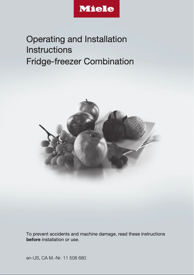 Imagen de la primera página del manual del dispositivo KF 2812 SF