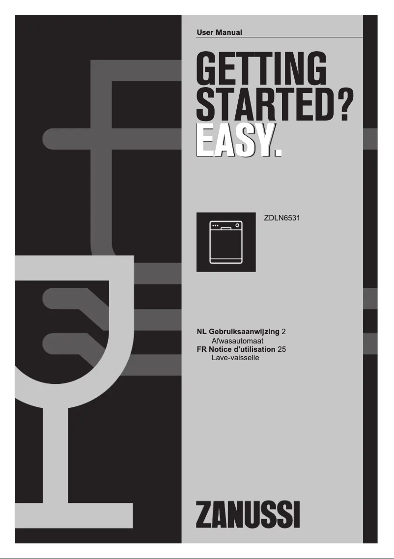 Página nº 1 - Manual de usuario Zanussi ZDLN6531