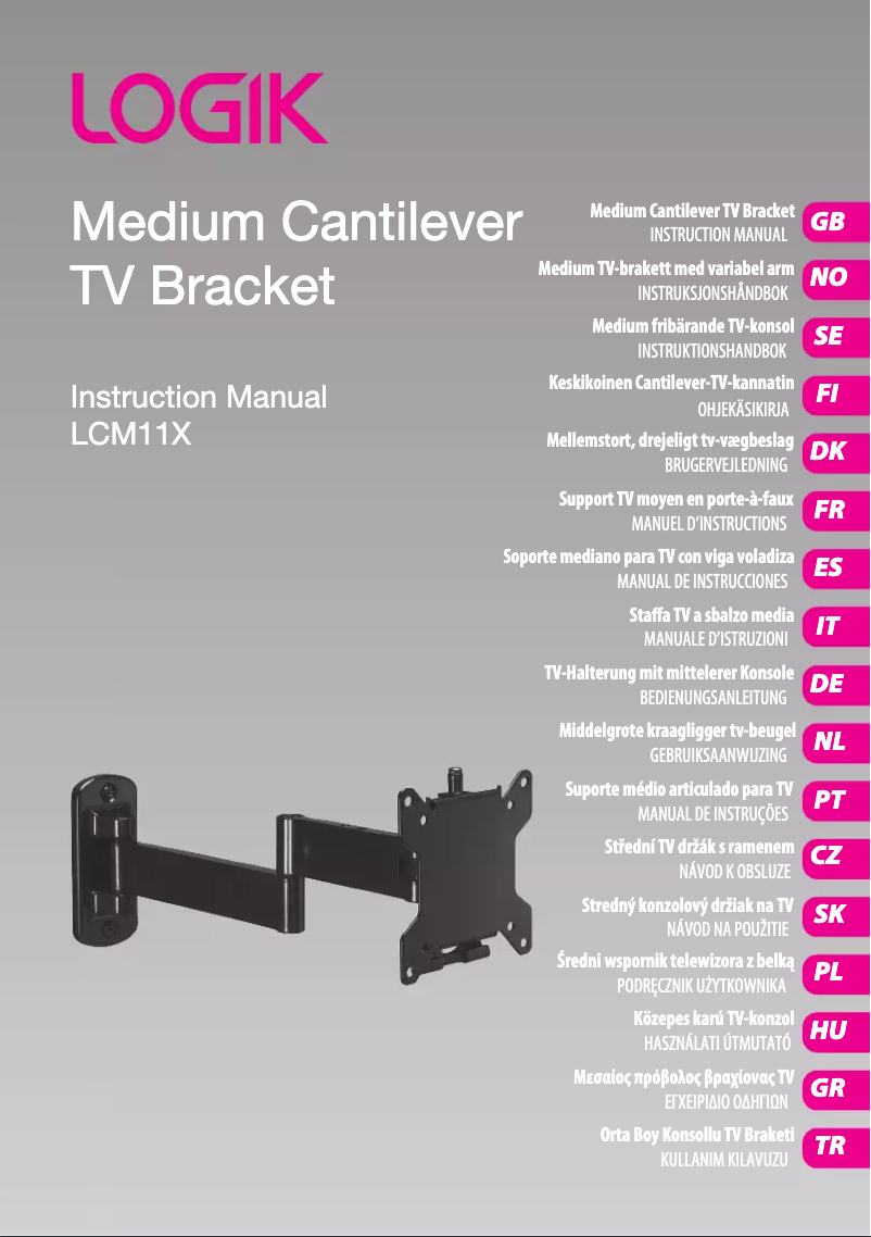 Imagen de la primera página del manual del dispositivo LCM11X