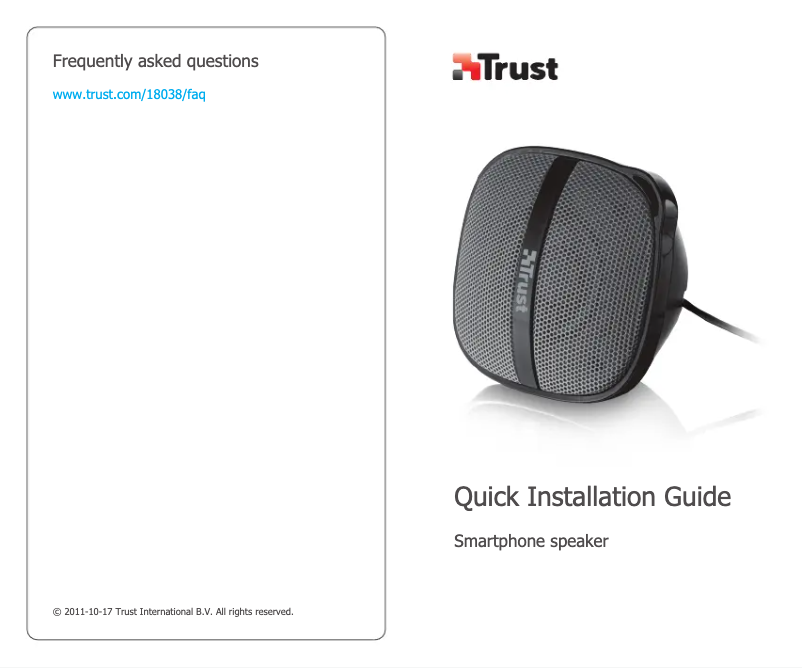 Página nº 1 - Manual de usuario Trust Rocca 18038