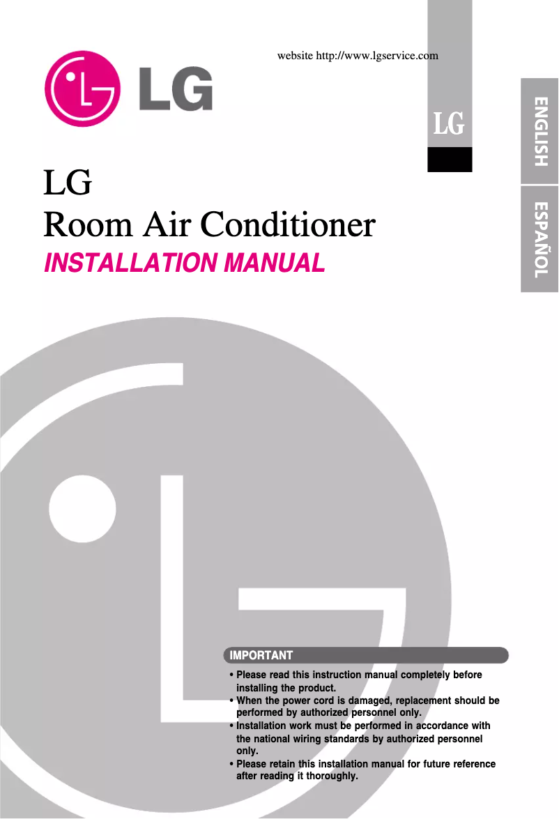 Página 1 del manual Manual de usuario LG LS-H1825HB1