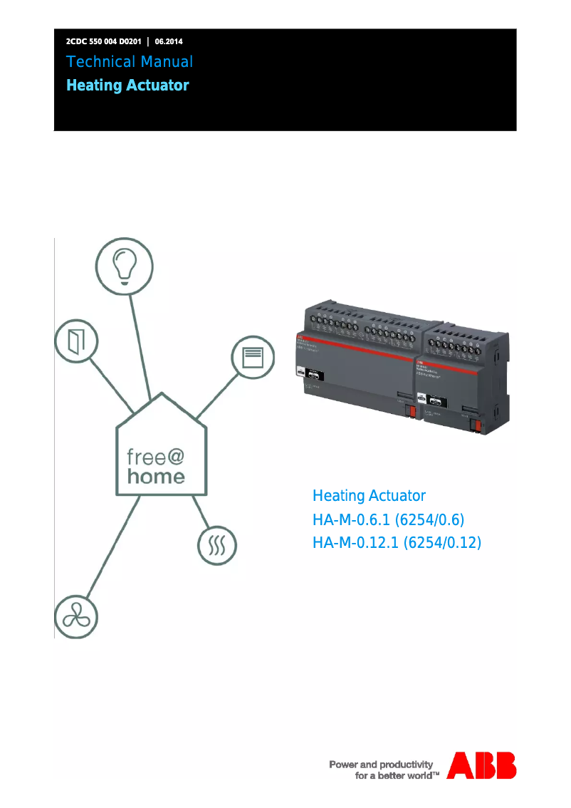 Imagen de la primera página del manual del dispositivo HA-M-0.12.1