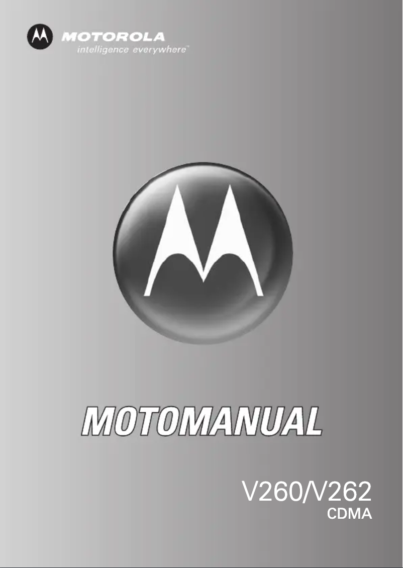 Imagen de la primera página del manual del dispositivo V260