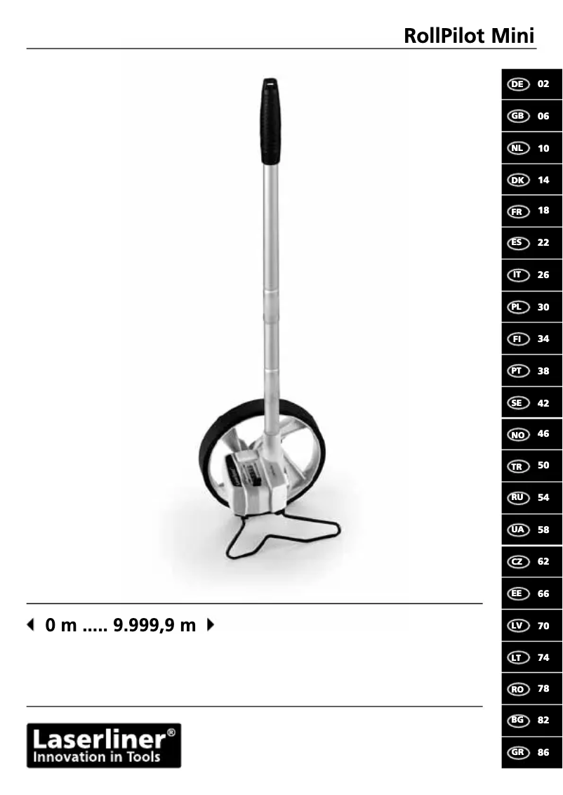 Página 1 del manual Manual de usuario Laserliner RollPilot Mini