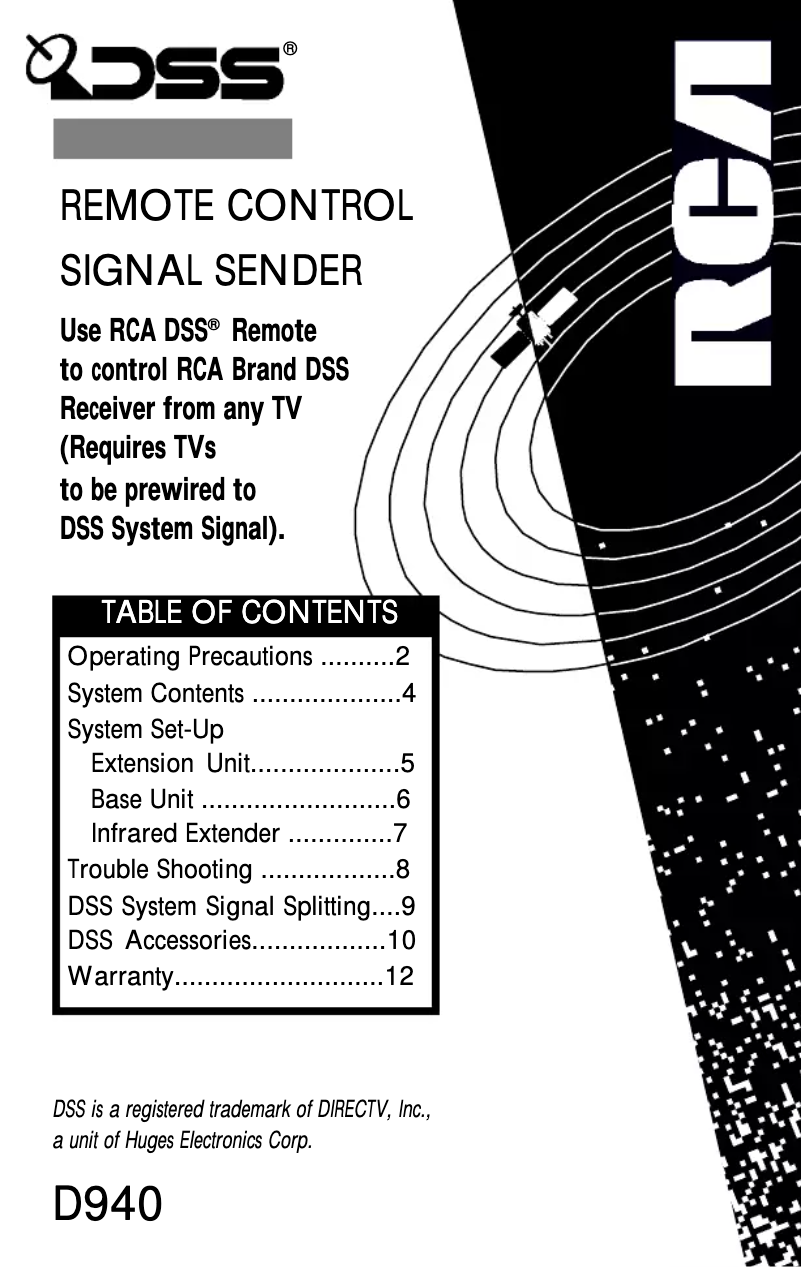 Imagen de la primera página del manual del dispositivo D940