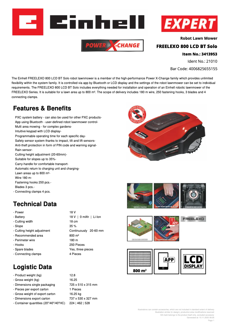 Imagen de la primera página del manual del dispositivo FREELEXO 800 LCD BT