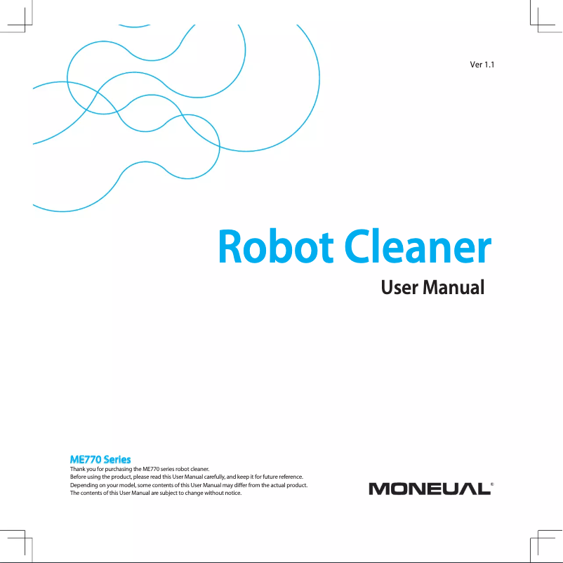 Imagen de la primera página del manual del dispositivo ME770