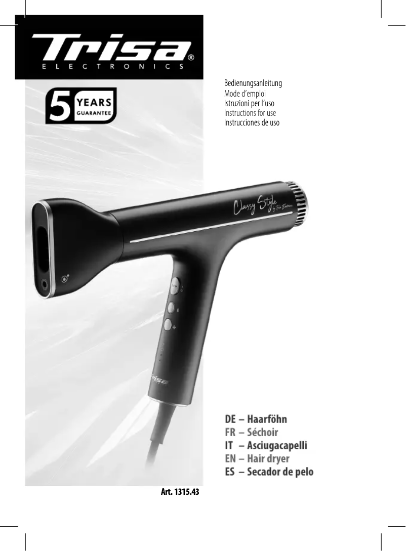 Imagen de la primera página del manual del dispositivo Classy Style 1313.43