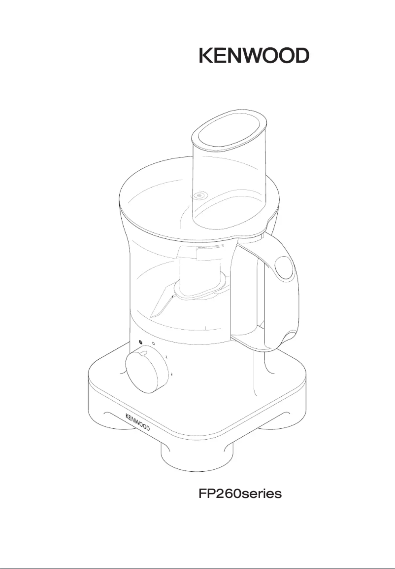 Imagen de la primera página del manual del dispositivo FP260