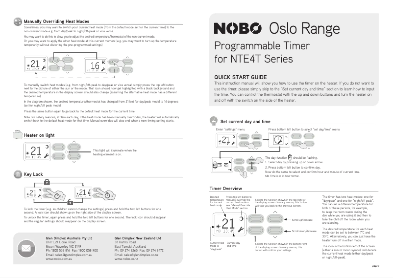 Imagen de la primera página del manual del dispositivo NTE4T20CASTORS