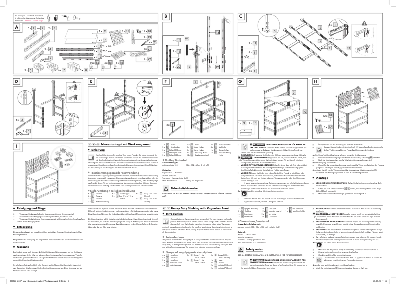 Imagen de la primera página del manual del dispositivo IAN 360560