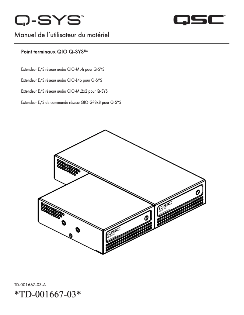 Imagen de la primera página del manual del dispositivo QIO-S4