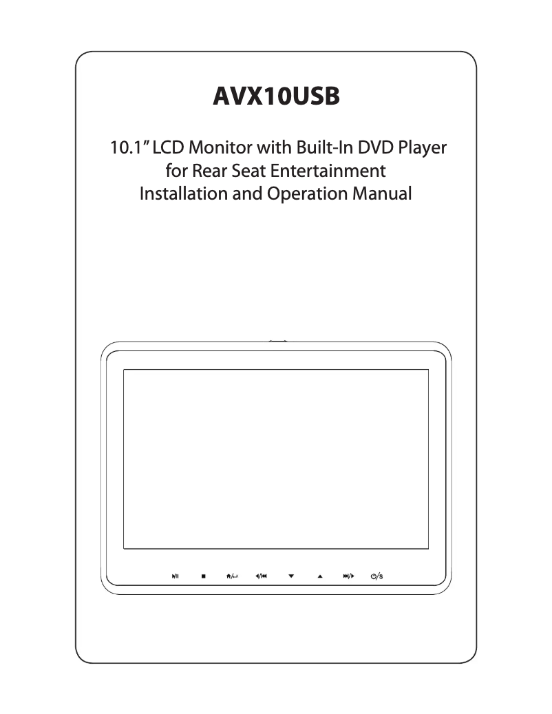Imagen de la primera página del manual del dispositivo AVX10USB
