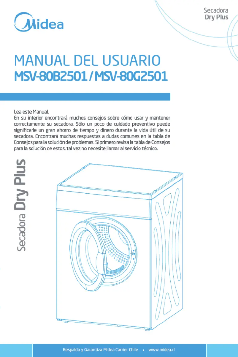 Imagen de la primera página del manual del dispositivo MSV-80G2501
