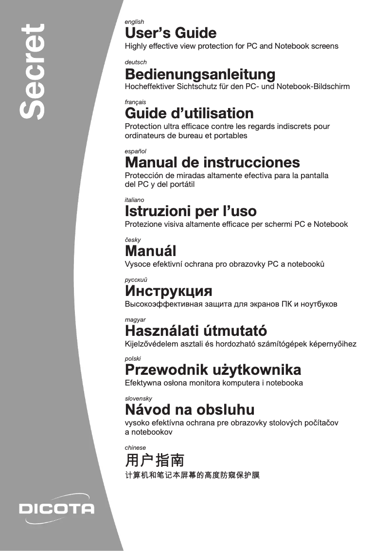 Imagen de la primera página del manual del dispositivo D30119