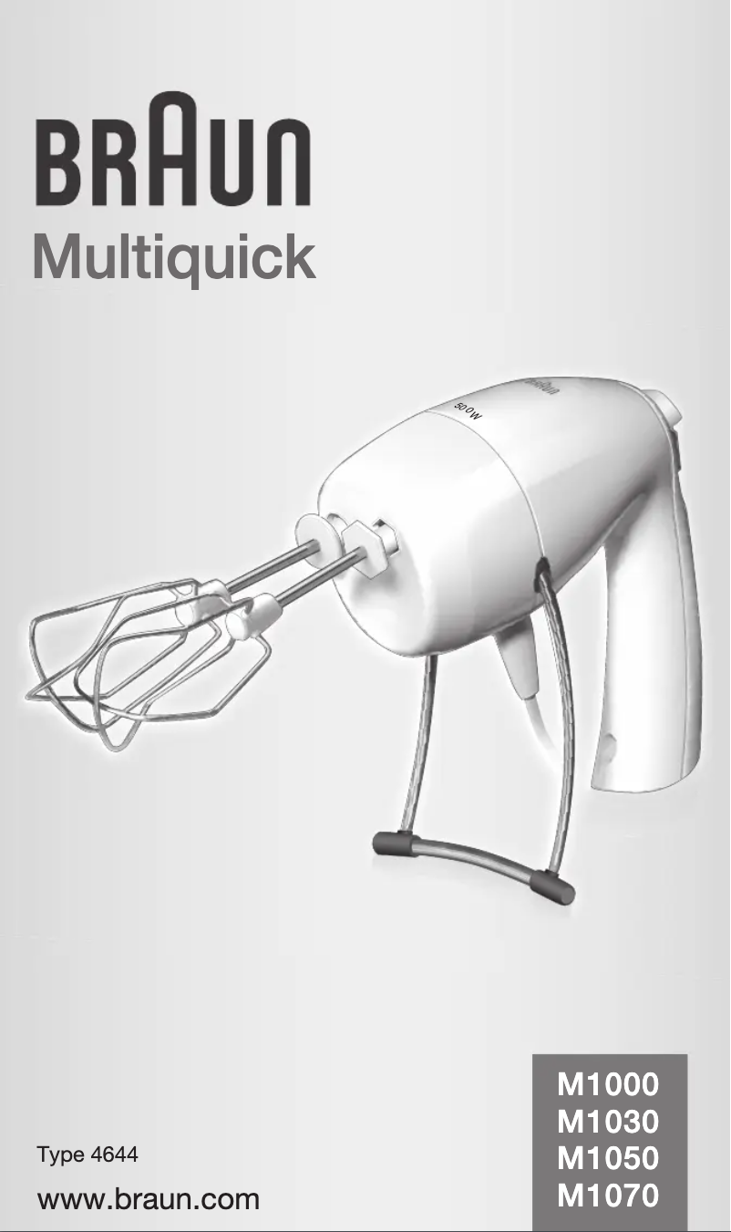 Imagen de la primera página del manual del dispositivo Multiquick M 1000