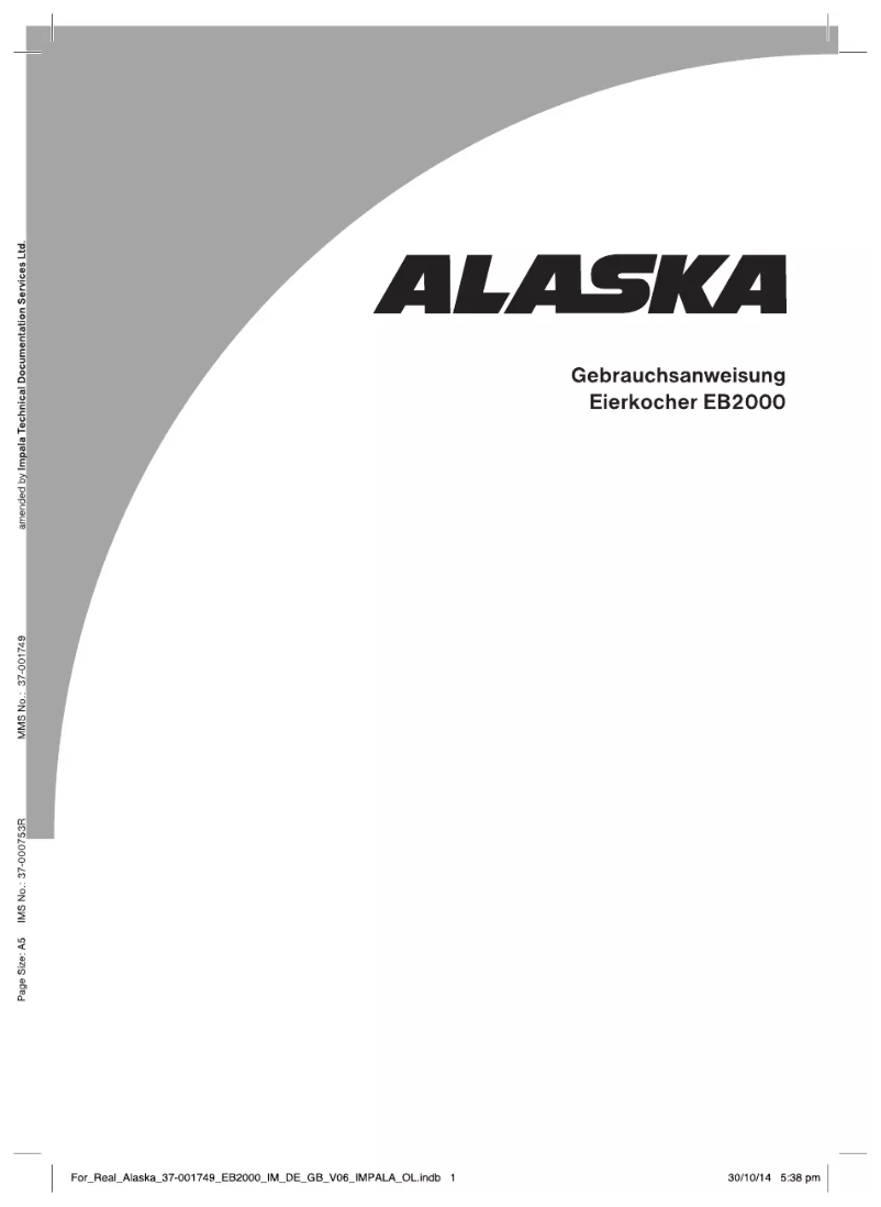 Página 1 del manual Manual de usuario Alaska EB2000